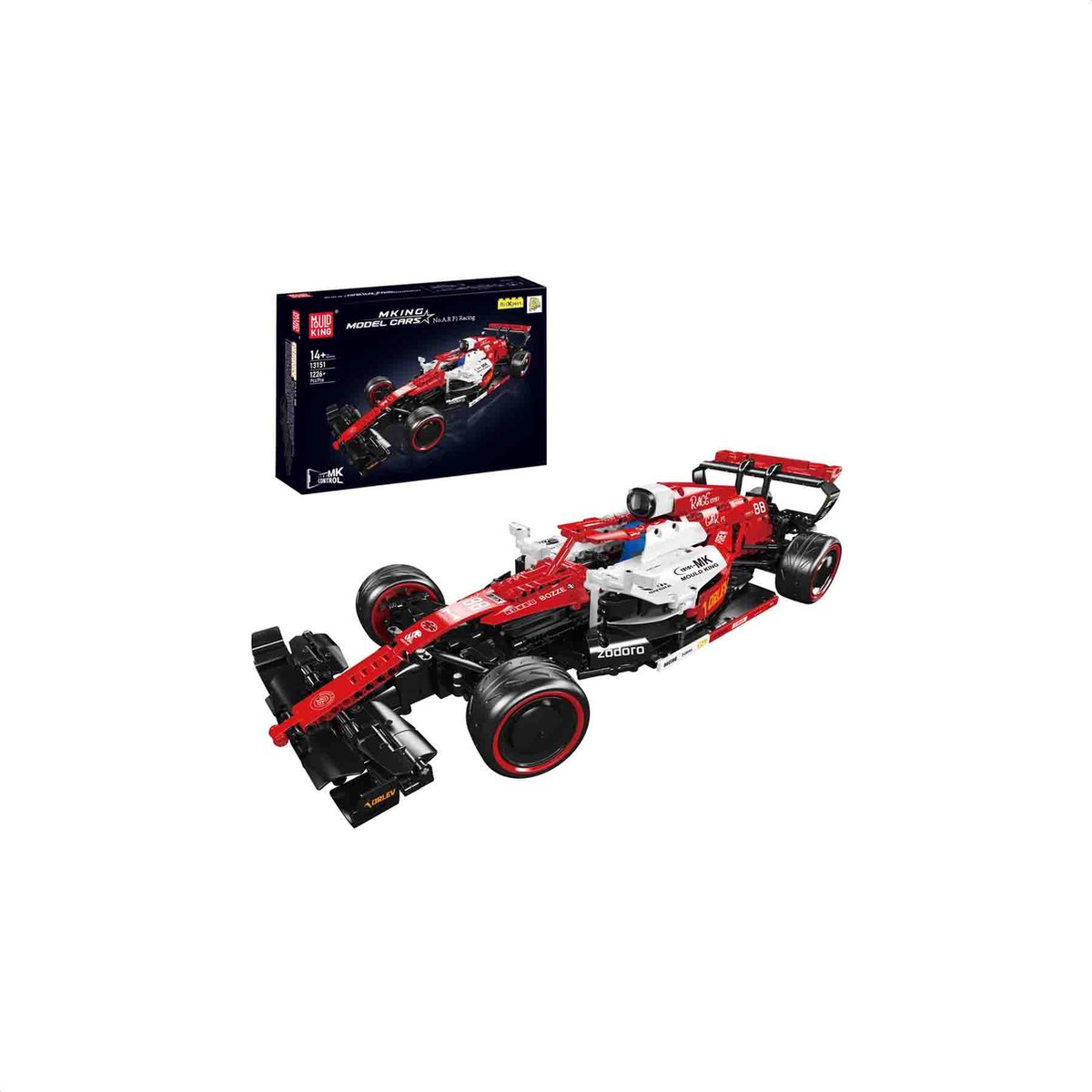 Mould King 13151 Formula 1 Alpha Romeo - 624 onderdelen - |ego compatibel - Bouwdoos